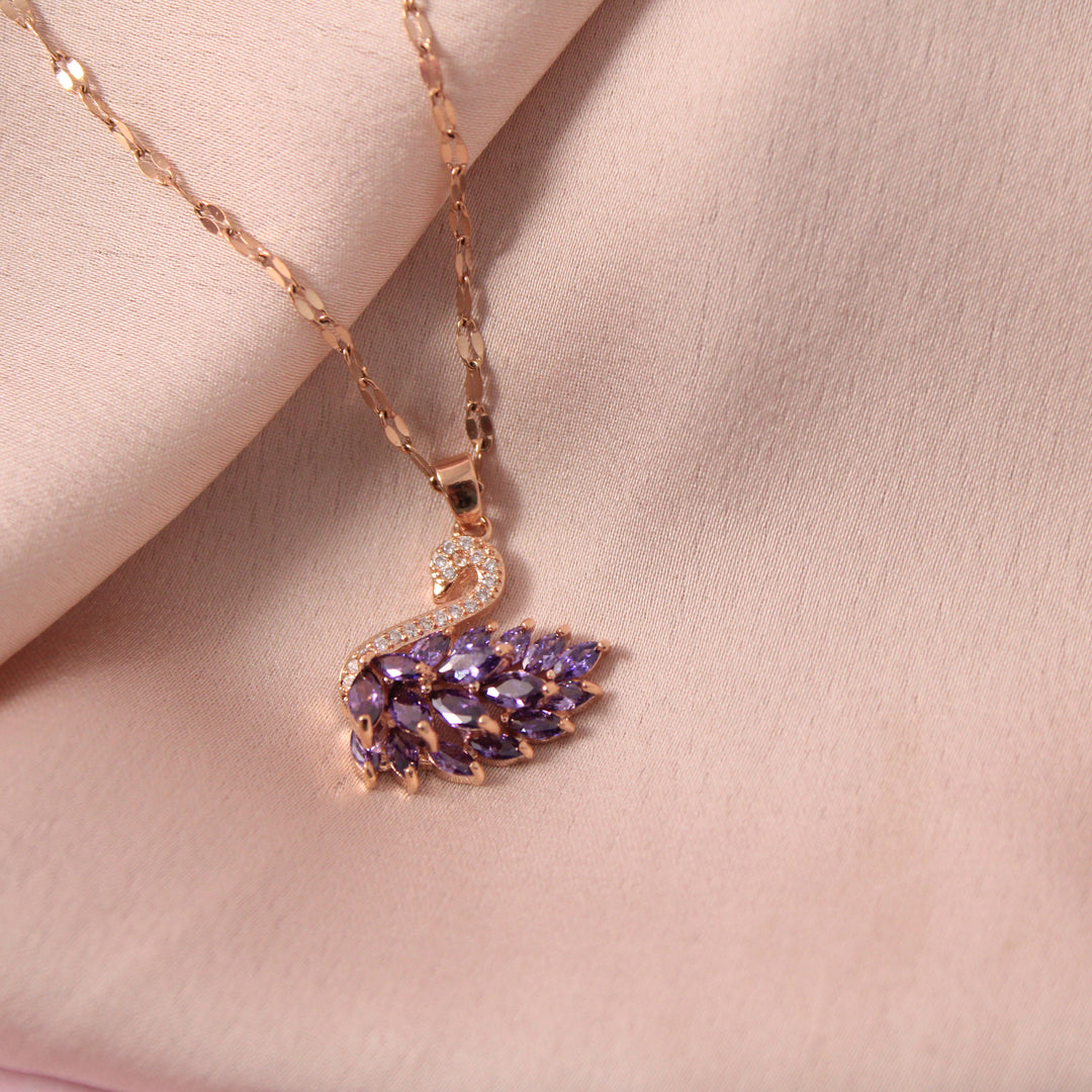 Millenia Dancing Swan Necklace
