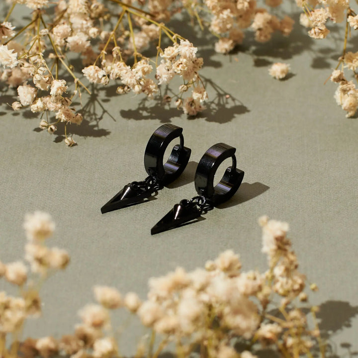 Milo Black Chic Earrings - Salty Accessories