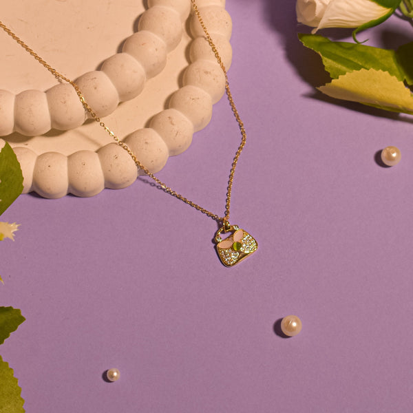 MiniTote Trinket Necklace