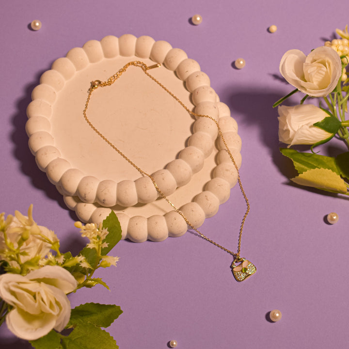 MiniTote Trinket Necklace