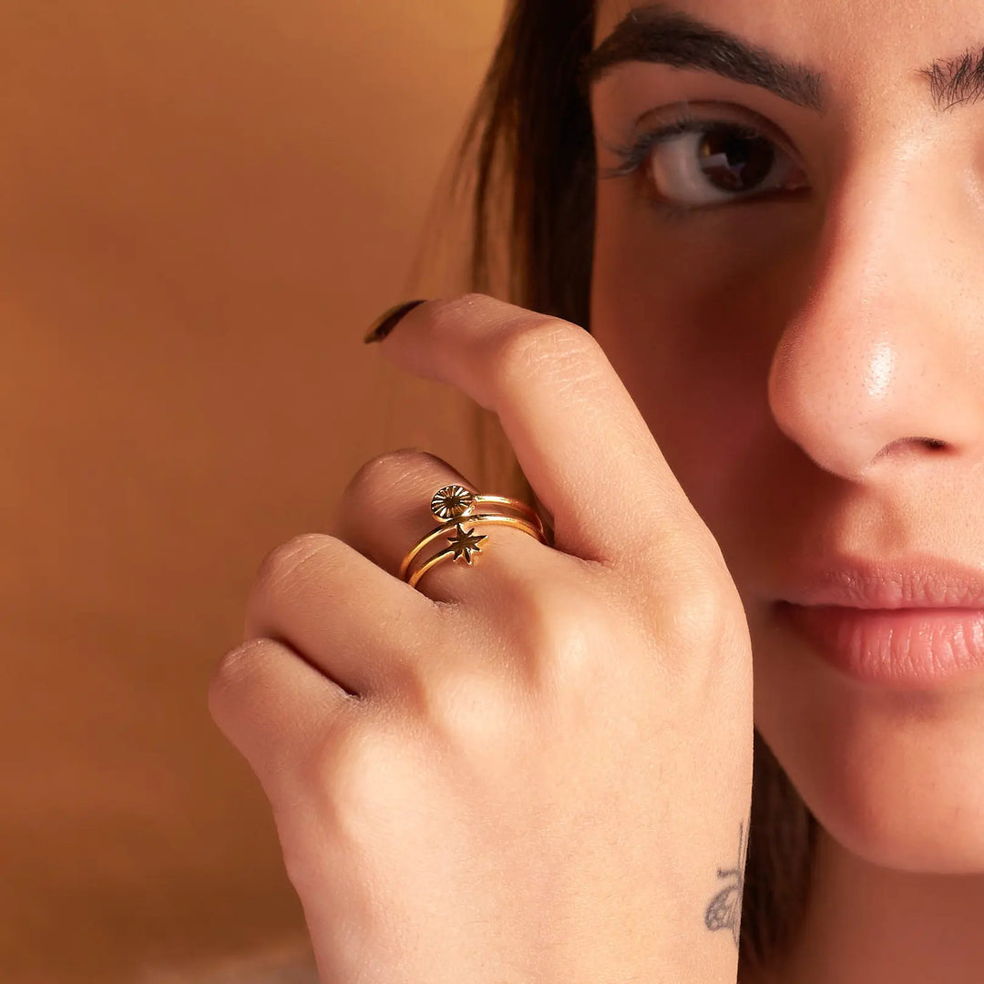 Minimal Crescent Ring - Salty Accessories