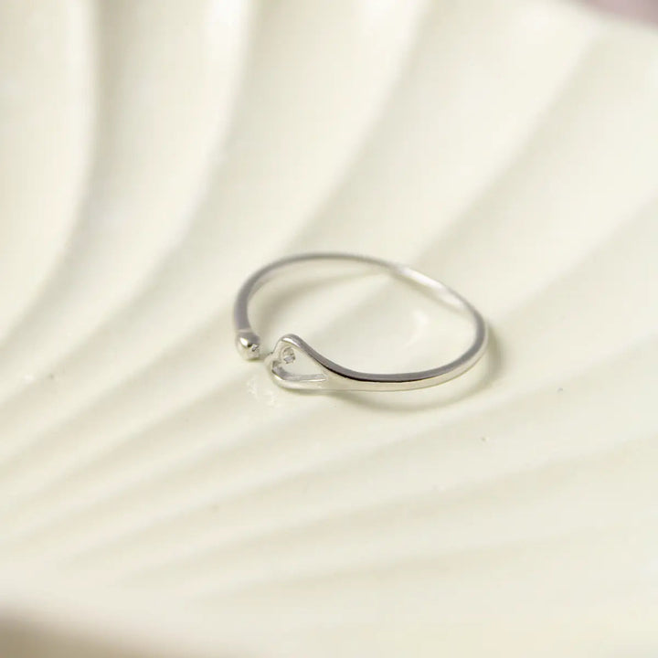 Minimal Korean Silver Band - Salty Accessories