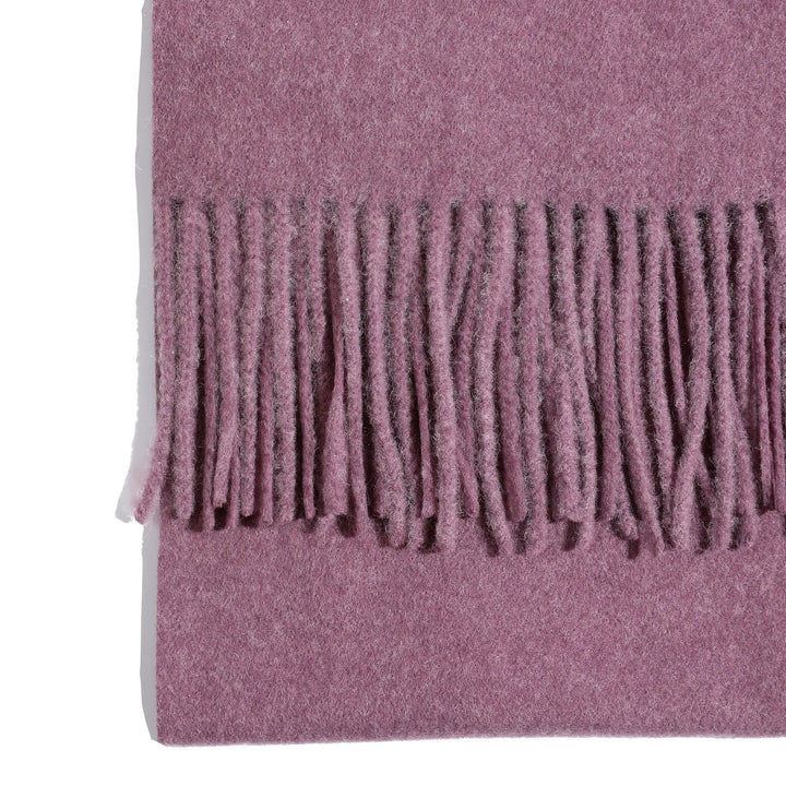 Minimal Solid Fringe Scarf - Purple | Salty