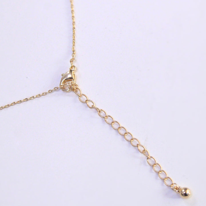 Minimal Golden diamond Cross - Salty Accessories