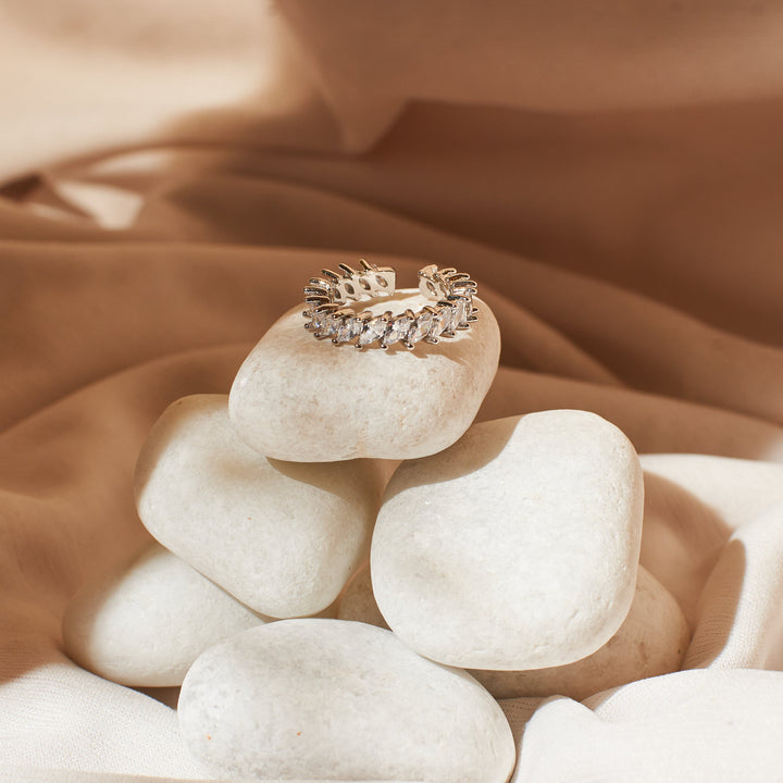 Minimal Tennis Diamond Ring - Salty Accessories