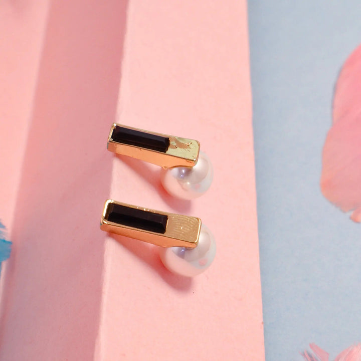 Minimalist Office Pearl Earrings