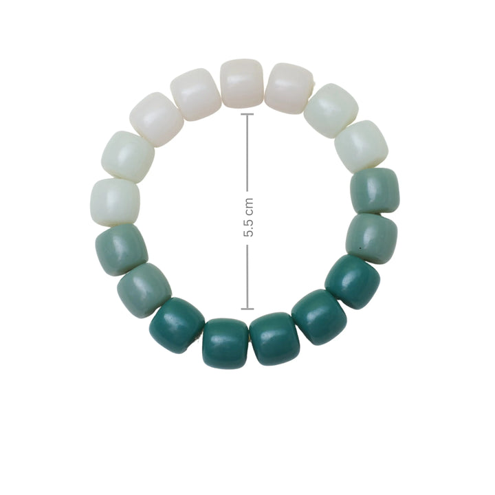 Minty Orchid Beaded Band - Salty Accessories