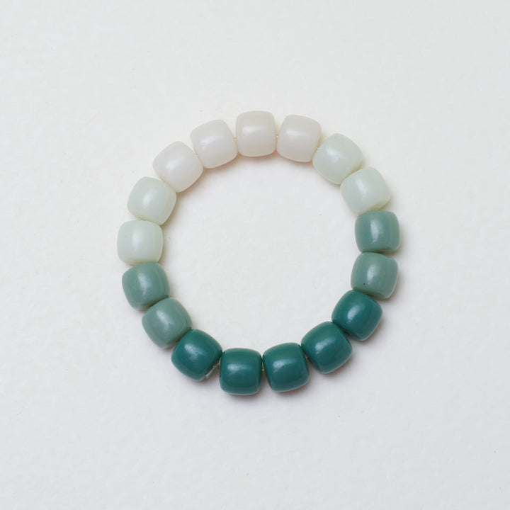 Minty Orchid Beaded Band Salty
