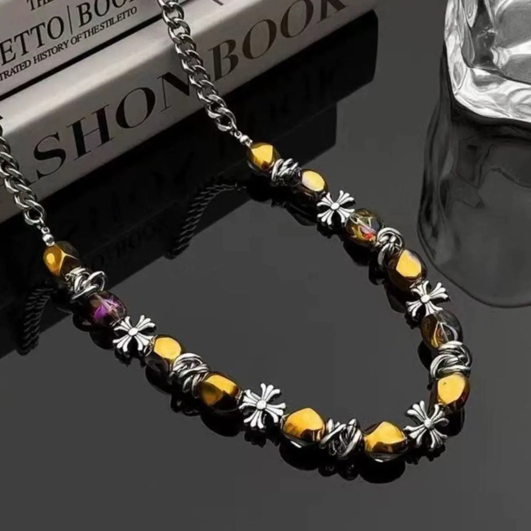 Mirage Beaded Chain Necklace | Salty