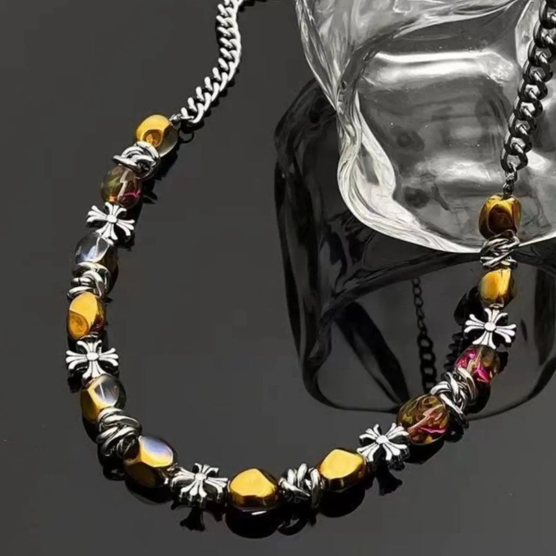 Mirage Beaded Chain Necklace | Salty