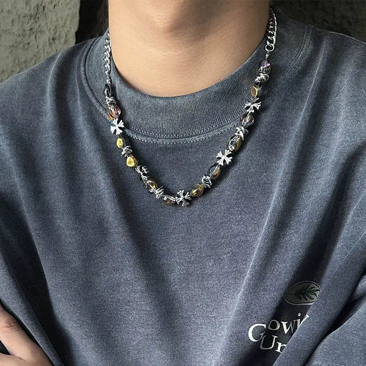 Mirage Beaded Chain Necklace | Salty