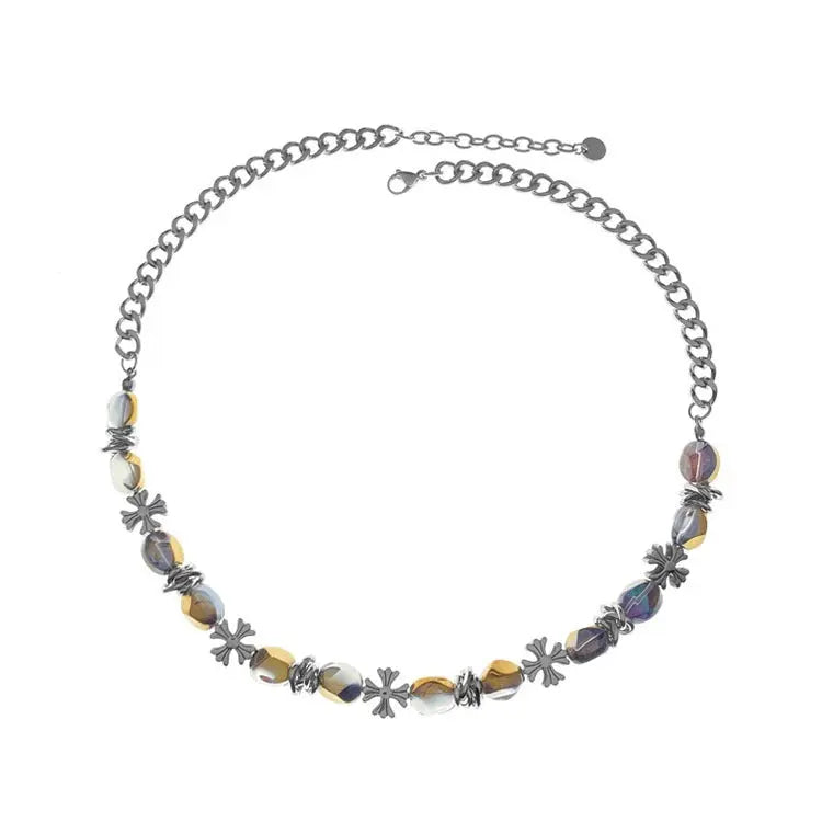 Mirage Beaded Chain Necklace | Salty