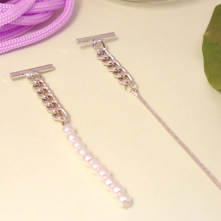 Mis Match Long T Earrings