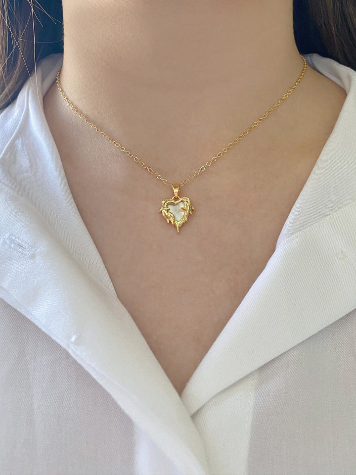 Mod Era Charm Necklace - Golden - Salty Accessories