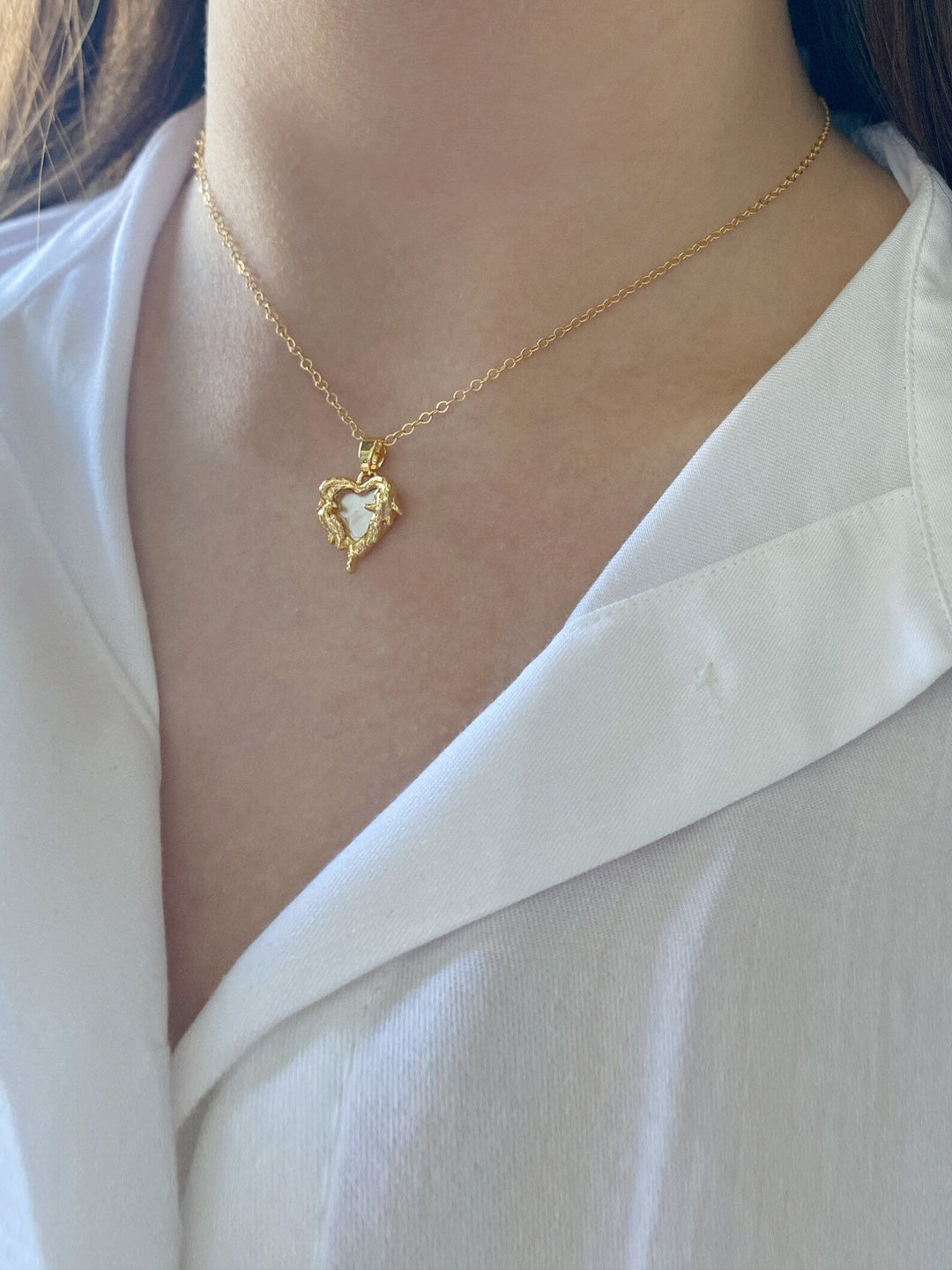 Mod Era Charm Necklace - Golden - Salty Accessories