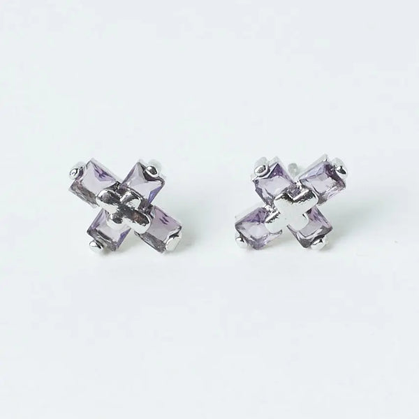 Modern Faith Lilac Studs