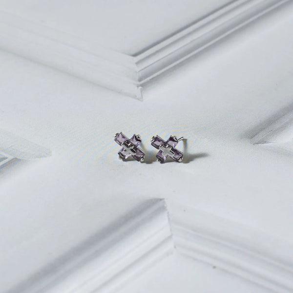 Modern Faith Lilac Studs