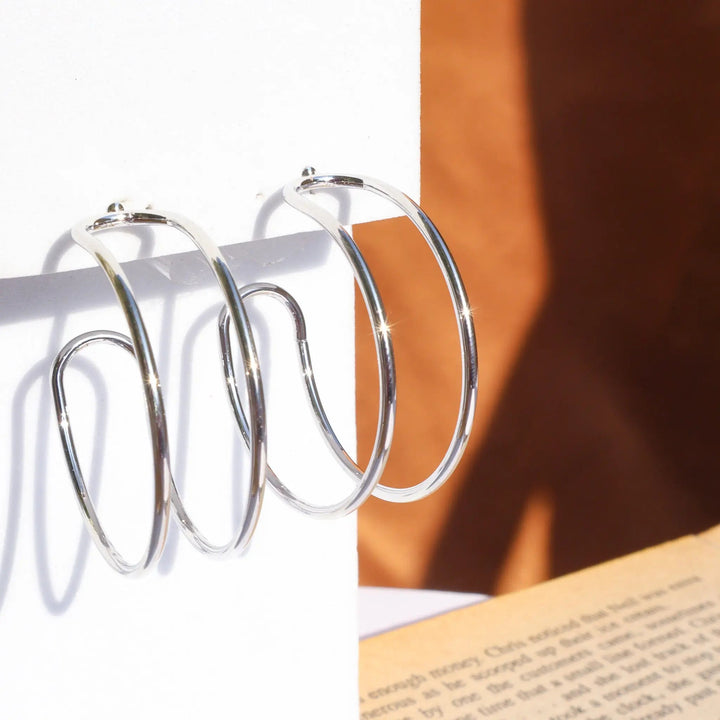 Modern K-Pop Hoops - Salty Accessories
