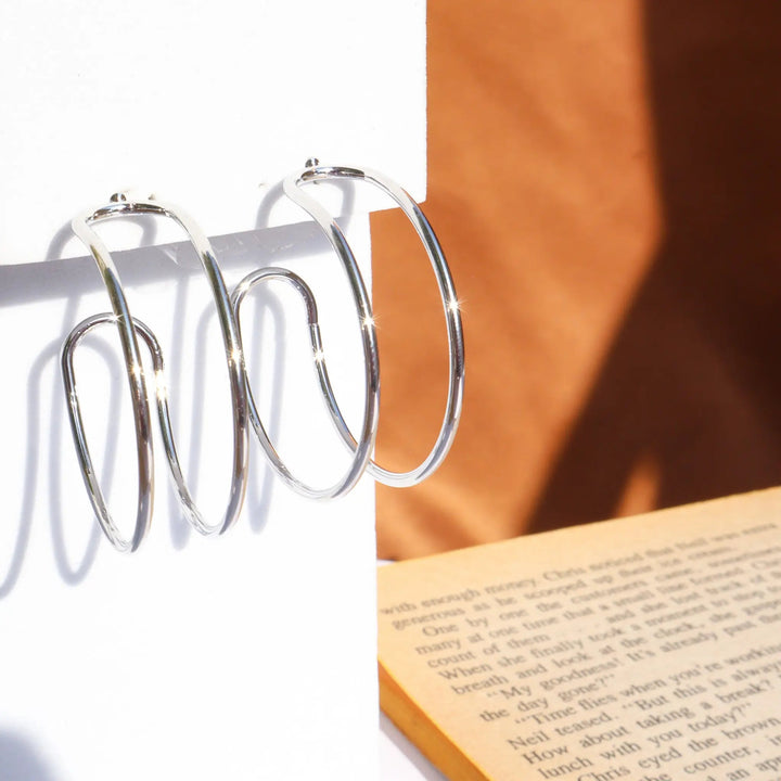 Modern K-Pop Hoops - Salty Accessories