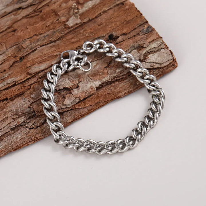 Modern Monk Silver Bracelet - Salty Accessories