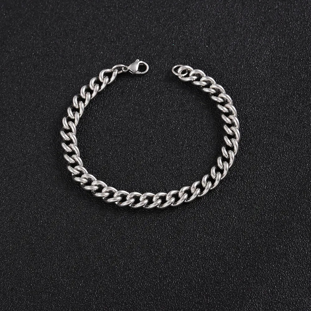 Modern Monk Silver Bracelet - Salty Accessories