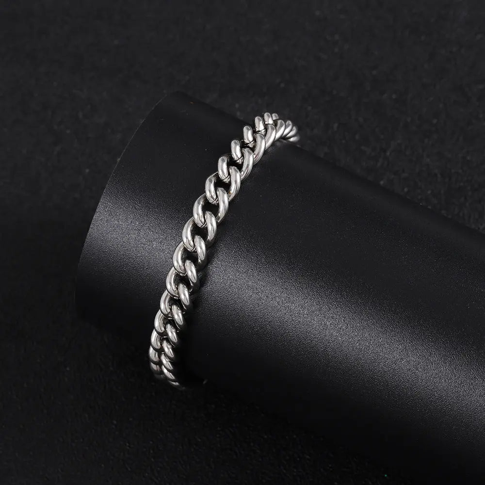 Modern Monk Silver Bracelet - Salty Accessories