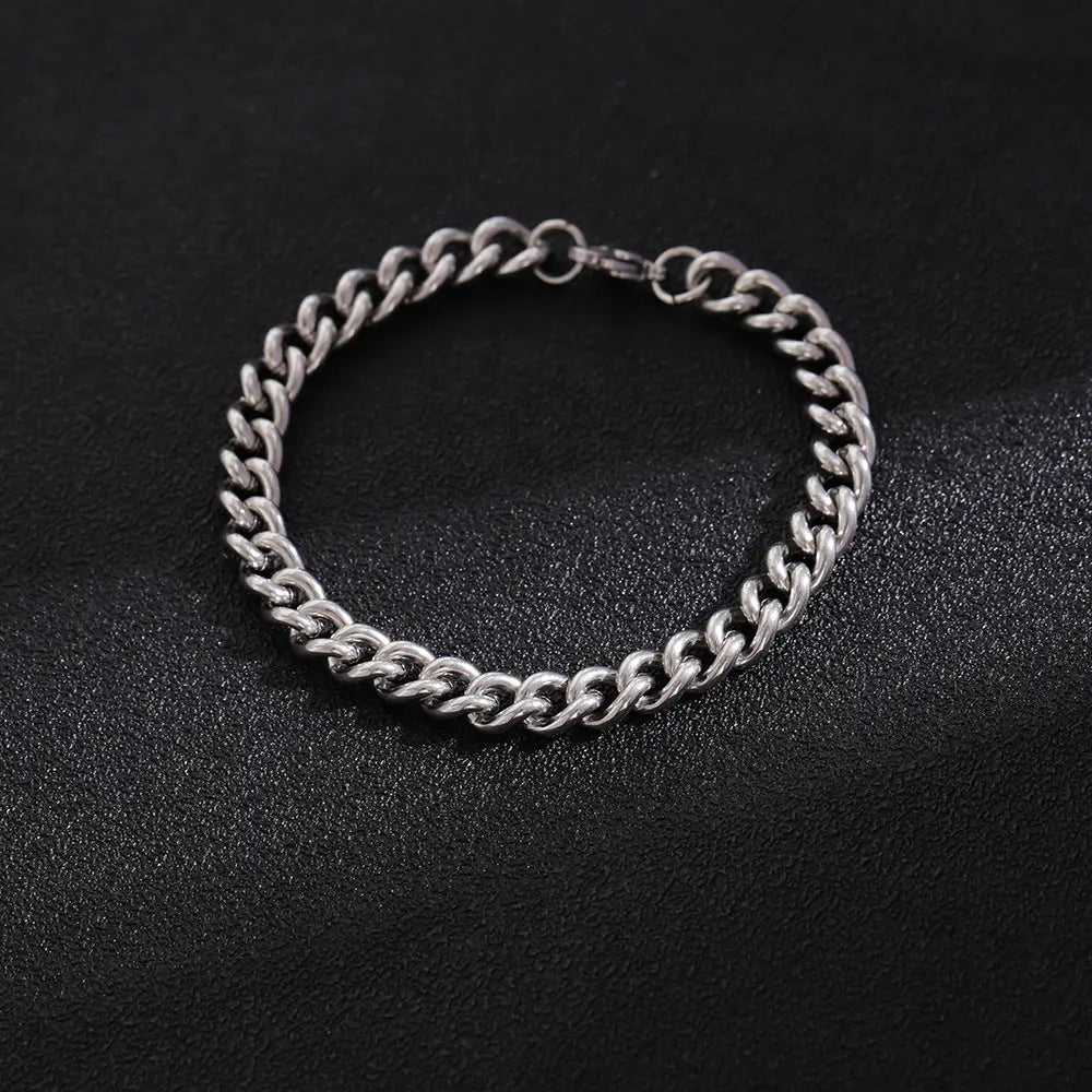 Modern Monk Silver Bracelet - Salty Accessories