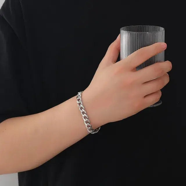 Modern Monk Silver Bracelet - Salty Accessories