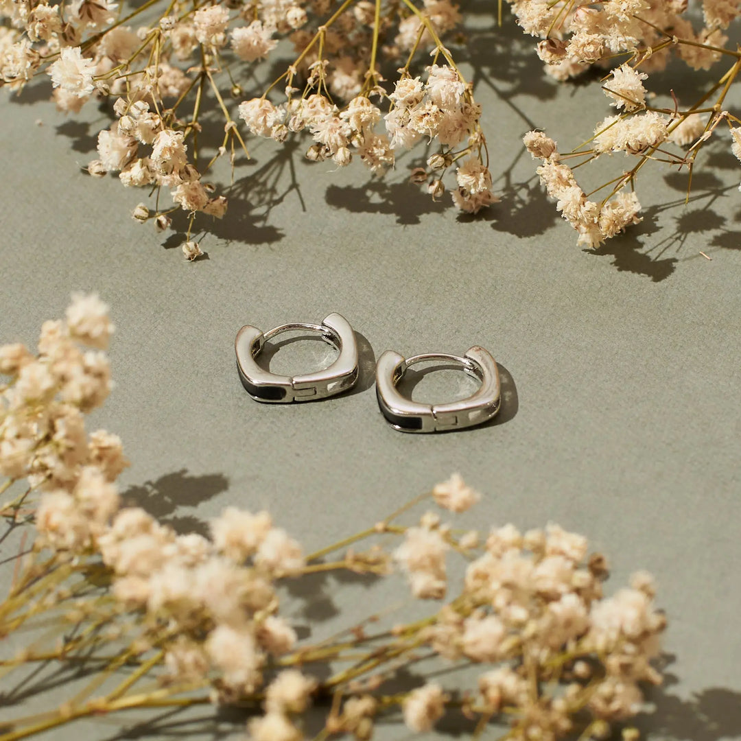 Modern Silver Earrings - Salty Accessories