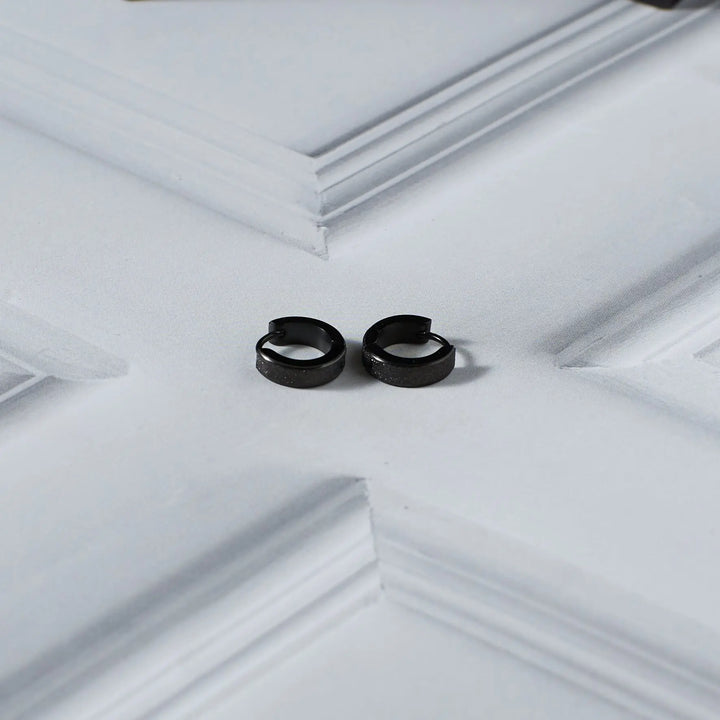 Modern You Black Earrings - Salty Accessories