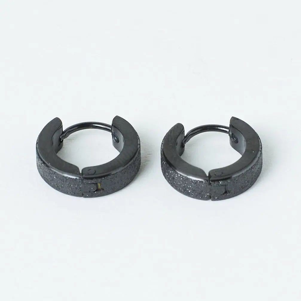 Modern You Black Earrings - Salty Accessories