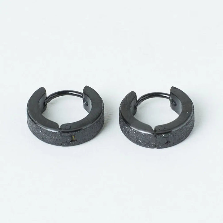 Modern You Black Earrings - Salty Accessories