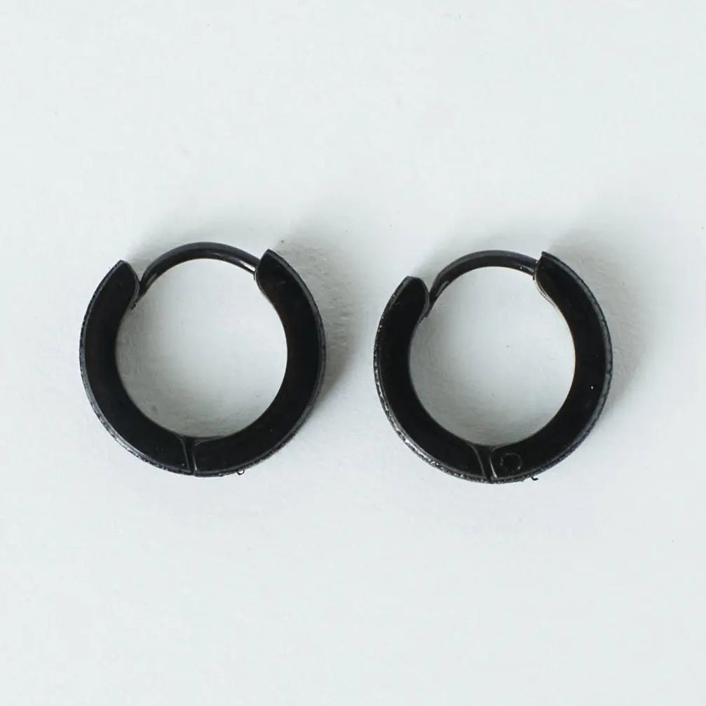 Modern You Black Earrings - Salty Accessories