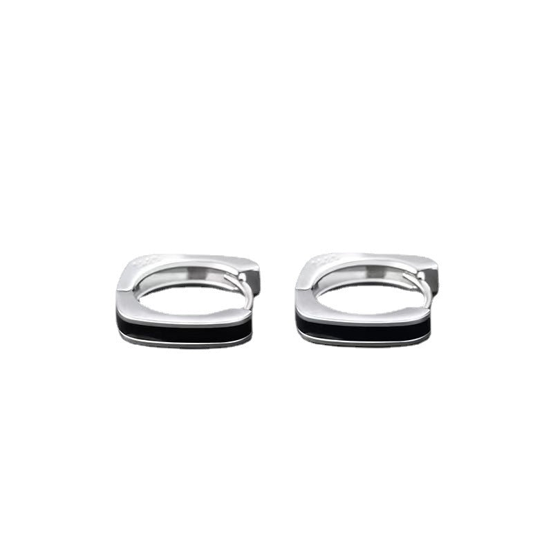 Modern Silver Earrings Salty Alpha