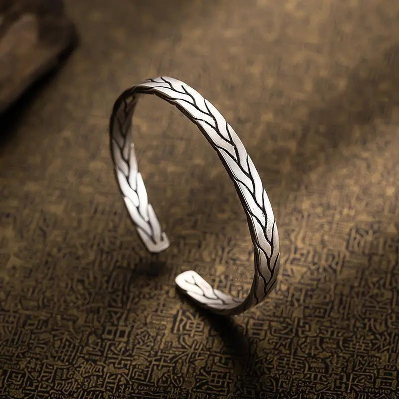 Mohawk Silver Cuff - Salty Accessories