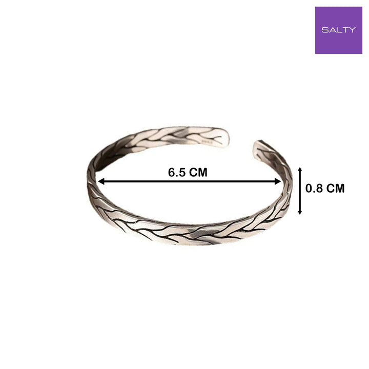 Mohawk Silver Cuff - Salty Accessories