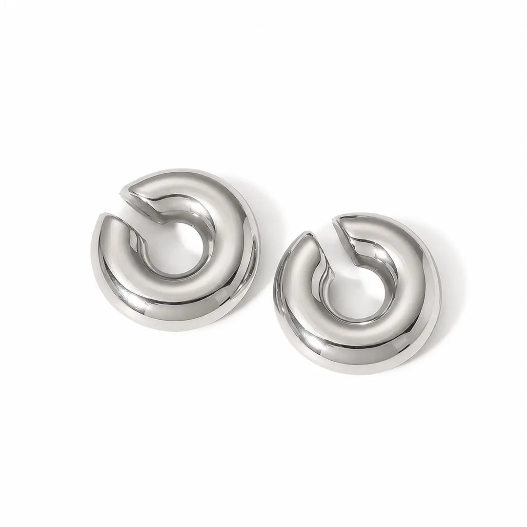 Molten Orbit Hoop Earrings | Salty