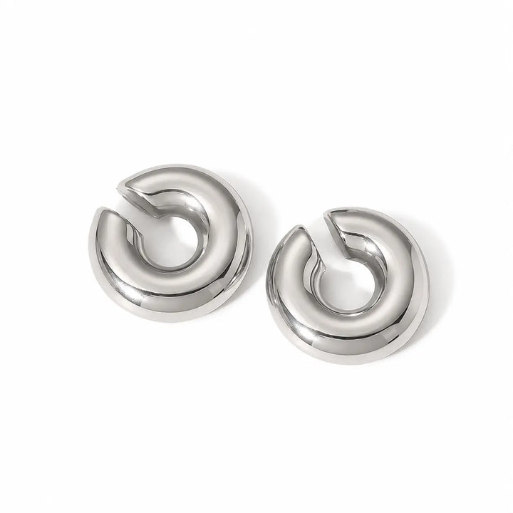 Molten Orbit Hoop Earrings | Salty