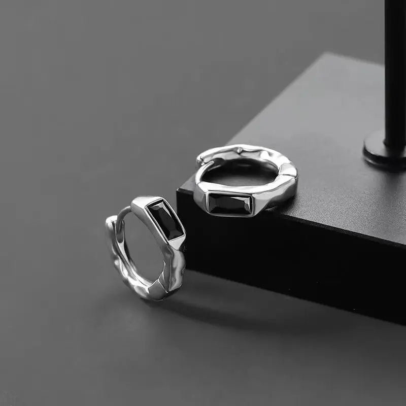 Monoliths Silver Earrings - Salty Accessories
