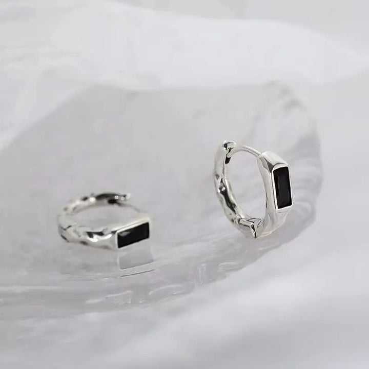 Monoliths Silver Earrings - Salty Accessories