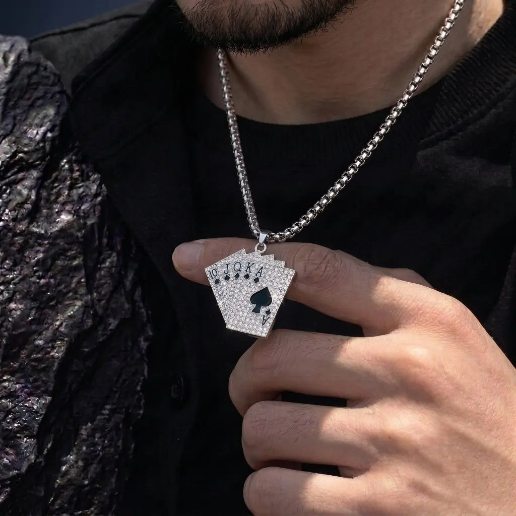 Moonlit Monarch Mens Chain & Bracelet Set | Salty