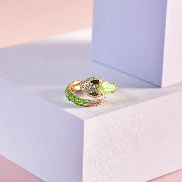 Mossy Serpent's Spell Ring