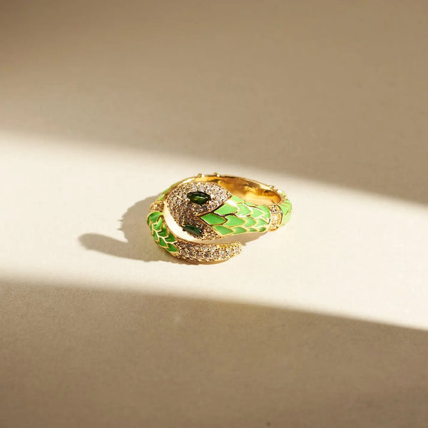 Mossy Serpent's Spell Ring