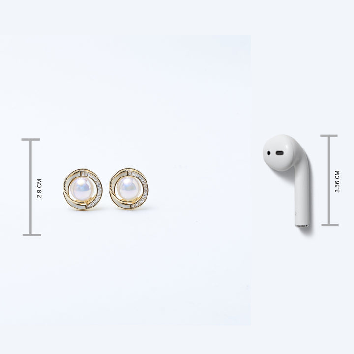 Mother of Pearl Chic Studs - Salty Accessories
