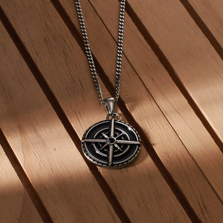Mountain Hikers Compass Chain - Salty Accessories
