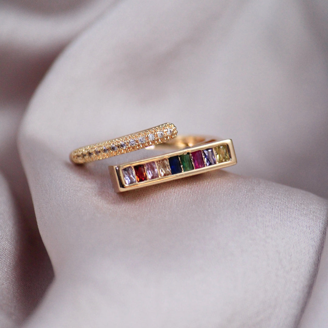Multi Stones Cocktail Ring - Salty Accessories