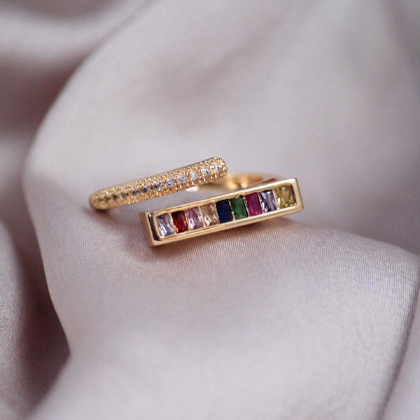 Multi Stones Cocktail Ring