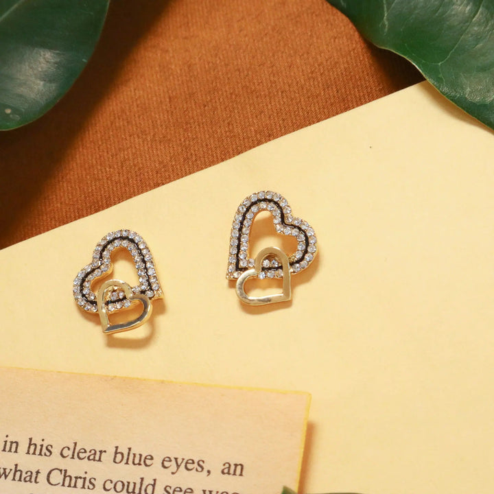 "My hearts for you" Stud - Salty Accessories