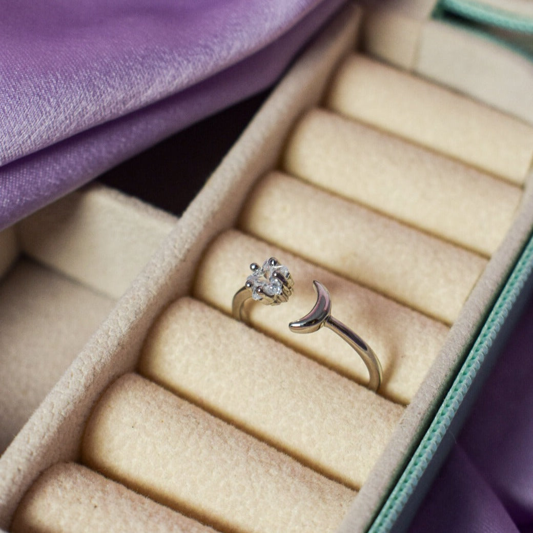 My Moon Diamond Ring - Salty Accessories