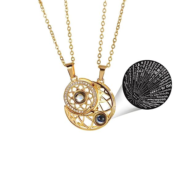 My Moon and Sun Magnetic 2 Necklace Salty